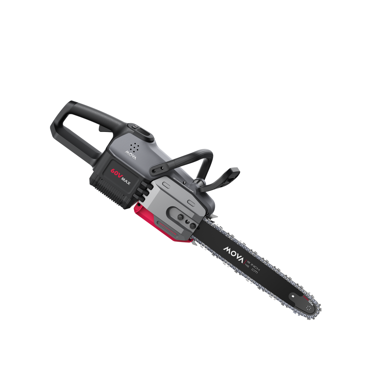 MOVA 60V 18" OilPulse™ Brushless Chainsaw - Kit(1*5A Battery & 1*430W Charger Included)